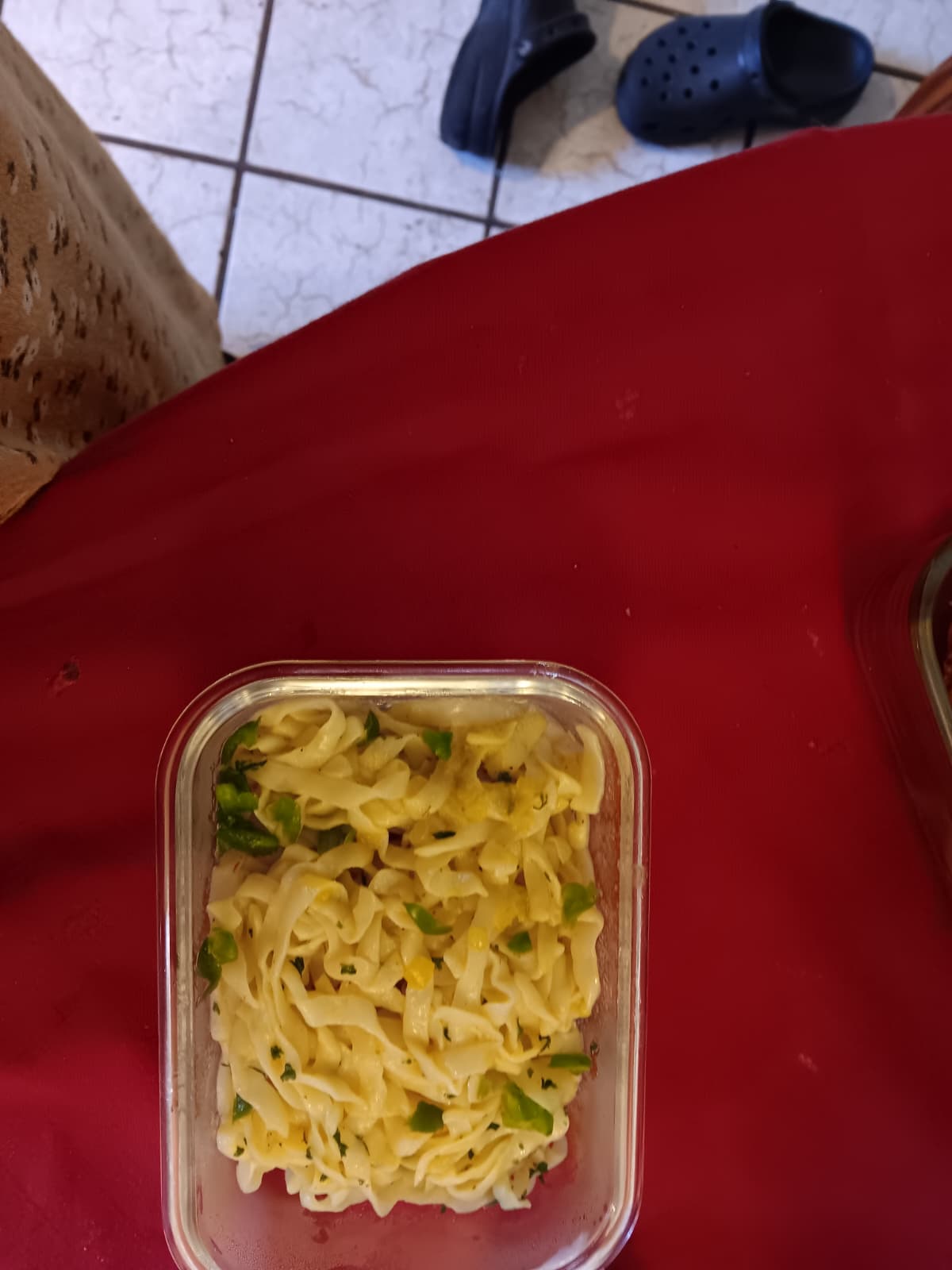 Freshly prepared meal ready for delivery